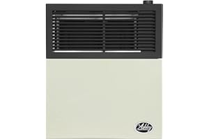 Ashley Hearth 11,000 BTU Direct Vent Propane Wall Heater for Indoor Space Heating, Sealed-Burn System, Mobile Home Approved, Model DVAG11N, Cream