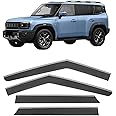 VDXDTIFX 4pcs Compatible for JETOUR T2 X70 X90 X95 Plus Dashing 2018-2025 Car Window Visor Waterproof Anti-Rain Auto External Accessories(JETOUR T2 23-25)