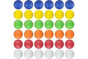 Dsmile 36 Pack Foam Golf Practice Balls Light Soft Elastic Training Multifunction Sport Balls