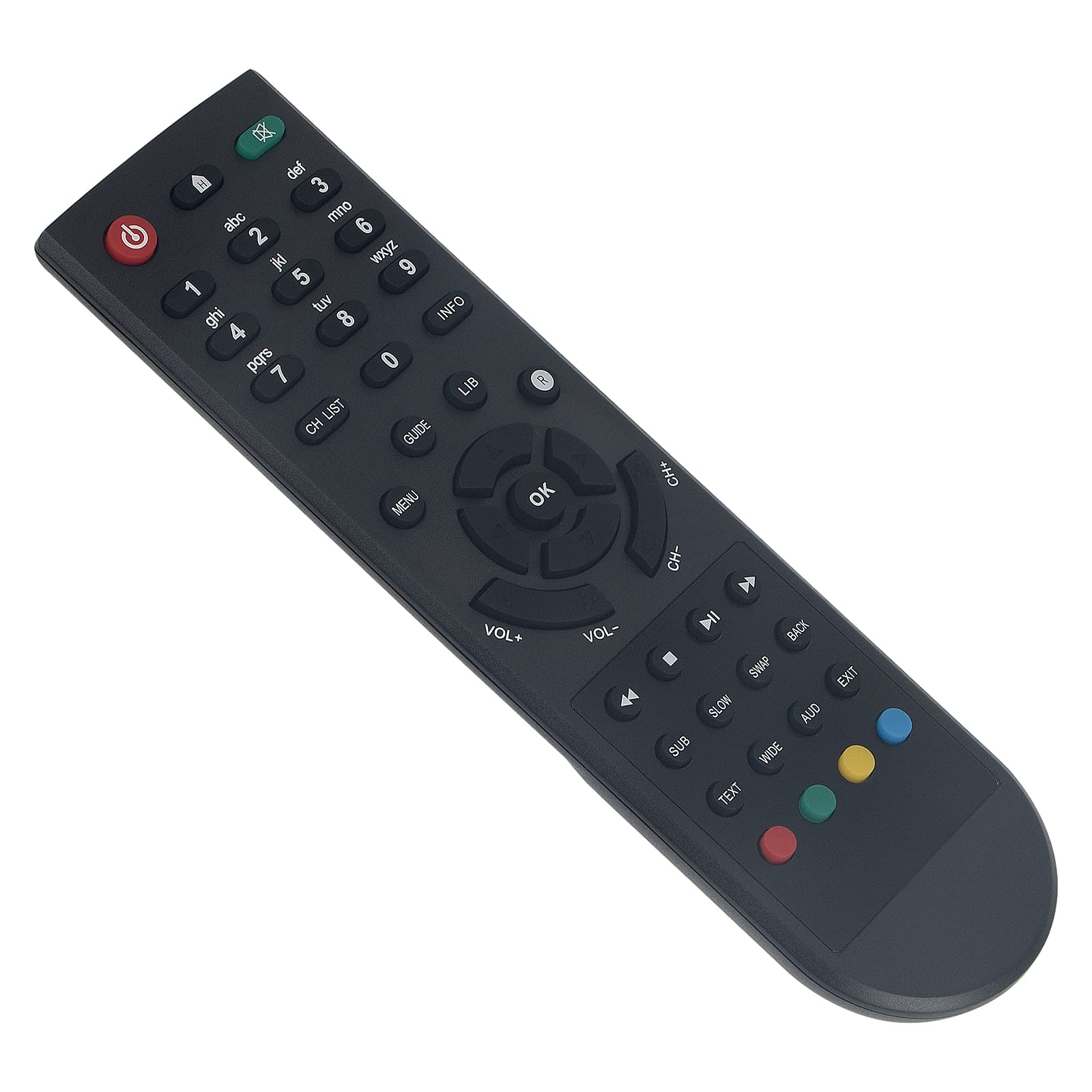 VINABTY BU11FVRSD32, BU11FVRSD50 Replacement Remote Control fit for Bush Freeview+ Digital TV Recorder MK92NW BU11FVRSD50X BU11FVRSD32/X BU11FVRSD50/X