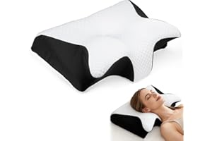 Sleep Apnea Pillow, Memory Foam Pillow for Neck Pain Relief, 2026 New Cervical Neck Pillow, Ergonomic Contour Neck & Shoulder