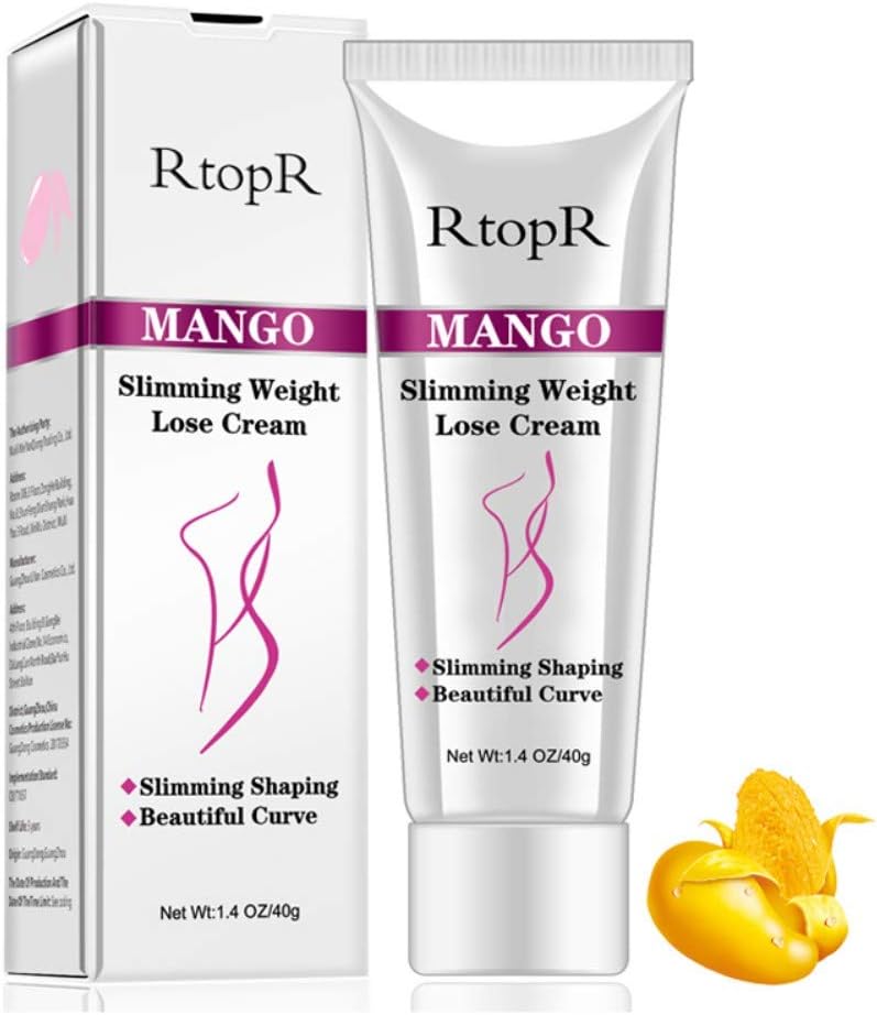 Mango Slimming Weight Lose Cream, Aesy 1.4 oz Fat Burner Weight Loss Anti Cellulite Body Slimming Shaping Beauty Cream (A1)