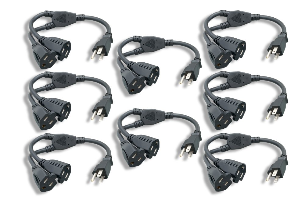Cablelera Power Cord Extension and Splitter NEMA