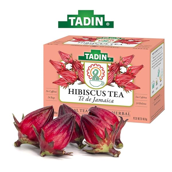 TADIN TE DE JAMAICA HIBISCUS TEA 24 BAGS.