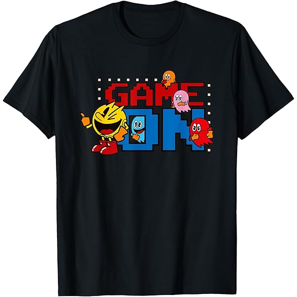 Amazon.com: PAC-Man T-Shirt : Clothing, Shoes & Jewelry