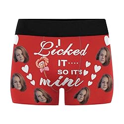 Custom Personalized Photo Printed Face Boxer, I