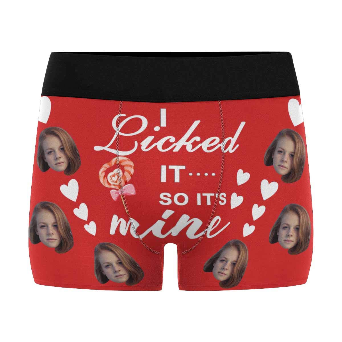Custom Personalized Photo Printed Face Boxer, I