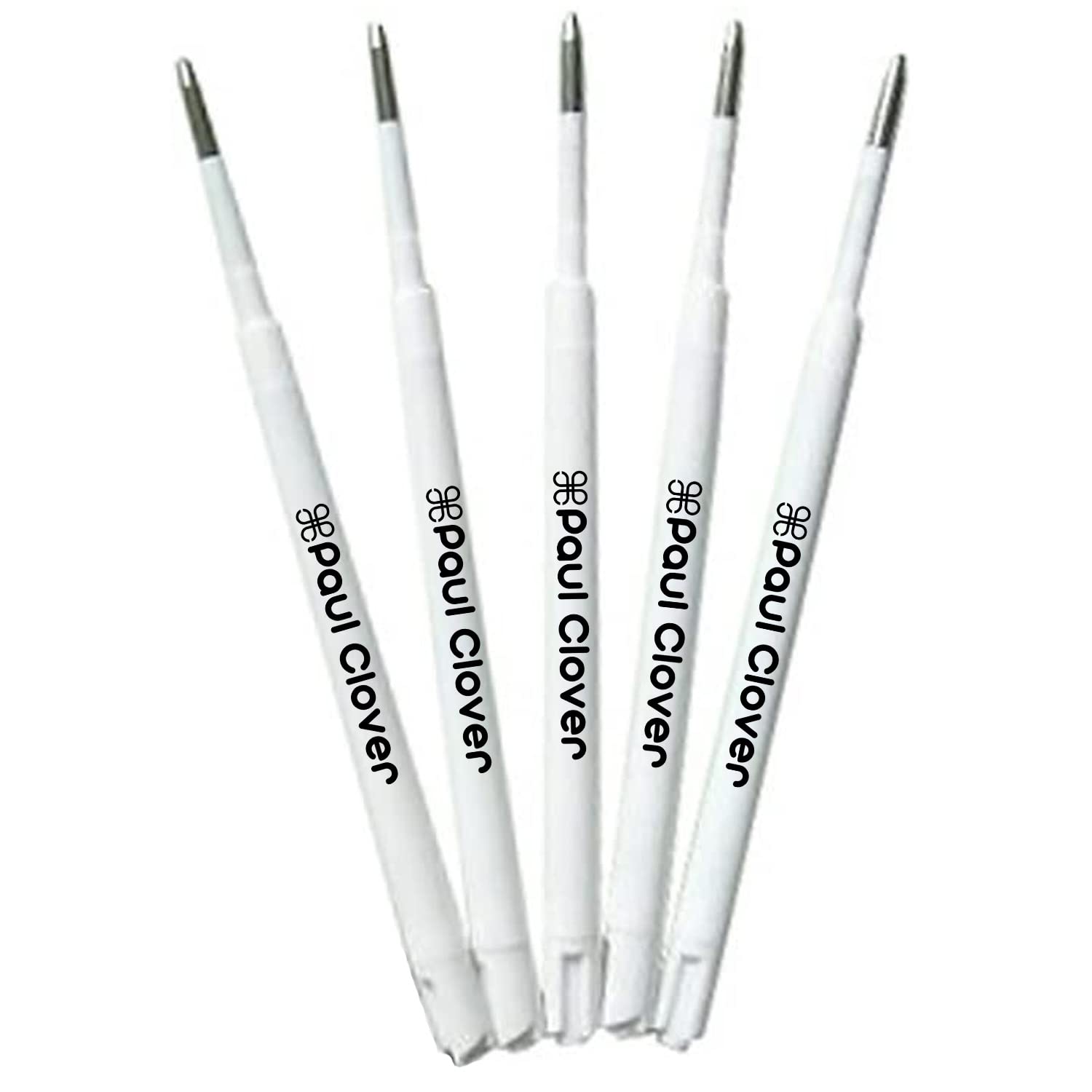 5 Pack Paul Clover Ballpoint Pen Standard Refills - Black Ink