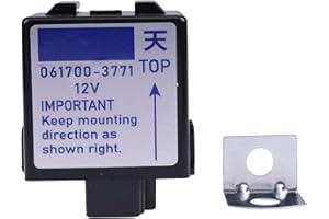 HOLDWELL 12V Time Delay Relay Solenoid Stop Relay 061700-3770 0617003770 Compatible with Denso Kubota Engine B1550D B1550HST B1750HST B2150E B7410D BX1830D BX2200D BX2350D L2900DT L3010DT 4 Terminal