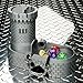 Solid Factory | Medieval Dice Tower with Tray and Dice Vault - Silver Lustre