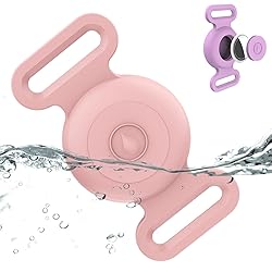 Waterproof Airtag Dog Collar Holder Compatible with