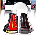 TT-ABC Ultimate Mods Tail Lights for Lexus GX460 2010-2023 & Toyota Prado 2010-2021 LED Rear Lamp Accessories Taillights Assembly(SMOKE)