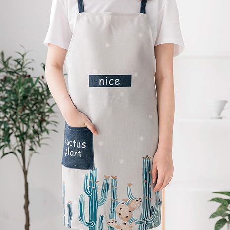 Amazon 北欧風 エプロン 首掛けタイプ 男性 割烹着 料理 保育士 おしゃれ かわいい ファッション 作業用 男女兼用 エプロン オンライン通販