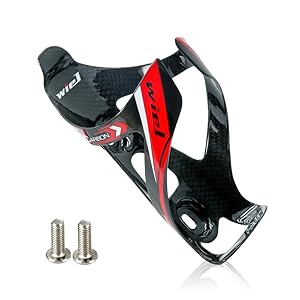 Wiel Full Carbon Fiber Bicycle Bike Light Drink Water Bottle Cage Holder