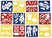 Fun Express Superhero Stencils (12 Pack) Plastic. 5