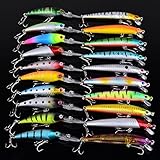 Fishcm Hard Fishing Lures Topwater Lures for Freshwater,Fishing Tackle Lure Kit Set