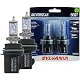 SYLVANIA - 9007 SilverStar - High Performance Halogen Headlight Bulb, High Beam, Low Beam and Fog Replacement Bulb, Brighter Downroad with Whiter Light (Contains 2 Bulbs)