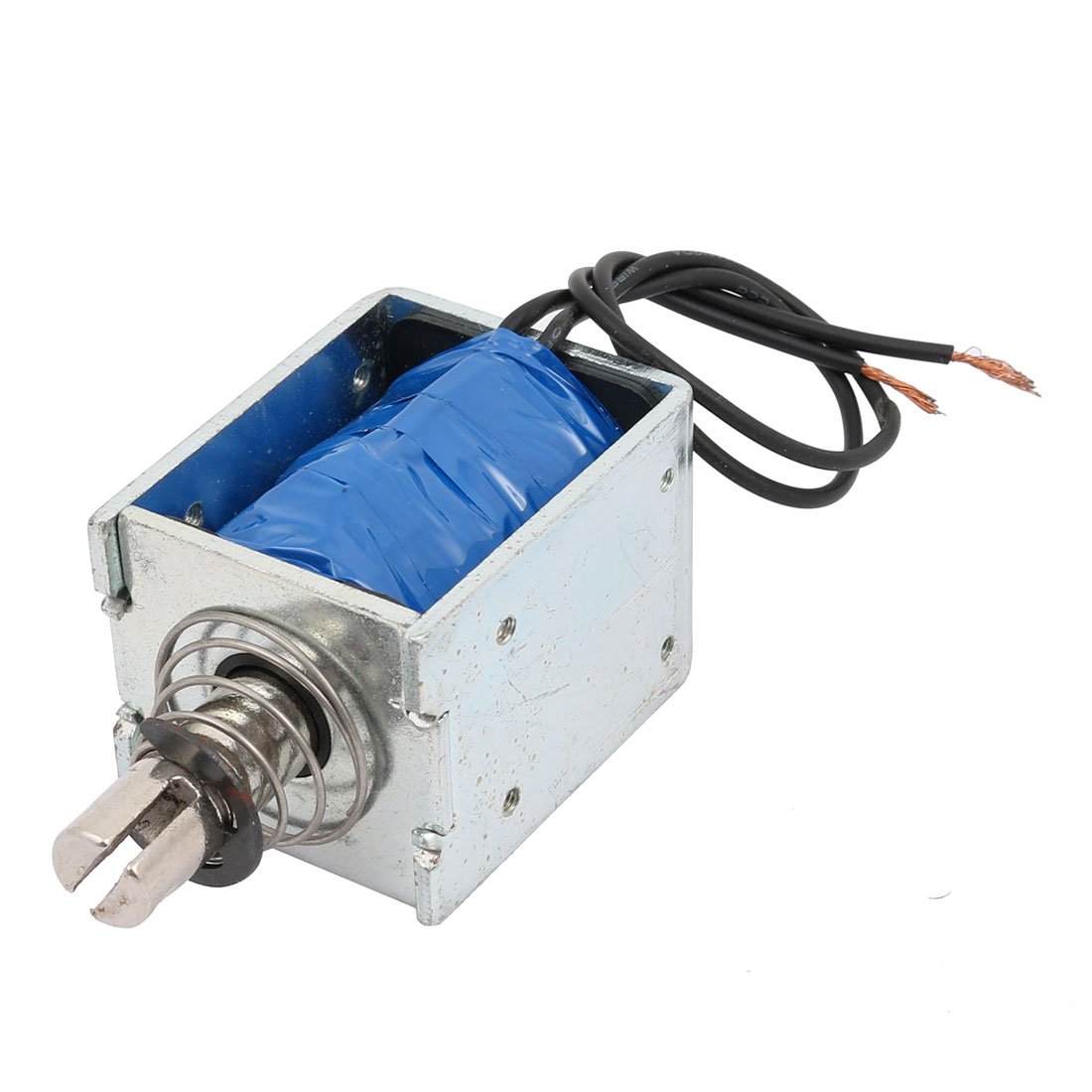 Sourcingmap JF-1250 DC12V 360mA 10mm/60N Push Pull Type Electromagnet Solenoid Opened Frame
