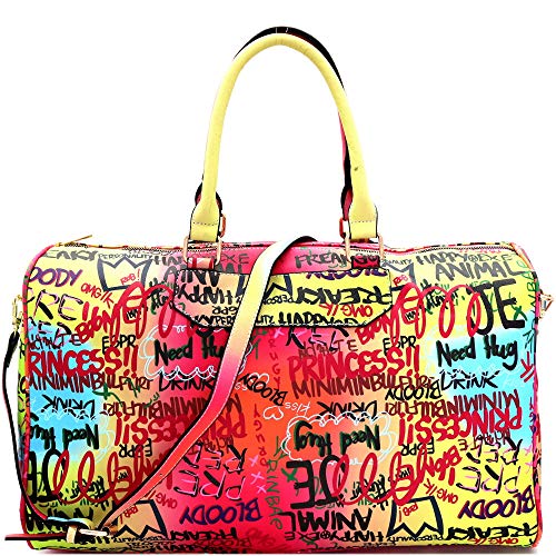 graffiti bag neon