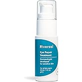 Riversol Dark Circles & Puffy Eyes Eye Cream Multi-Peptide Formula with Matrixyl | Reduces Wrinkles | Sensitive Skin Safe | 4 Month Supply | Dermatologist-Developed