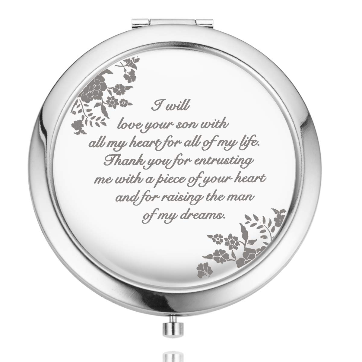 Mother of The Groom Gifts from Bride, Wedding Keepsake Gift, Engraved Gift  Present (Mother of the Groom))