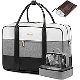 LOVEVOOK Weekender Travel Duffel - Personal Item Duffle Bags for Women with Laptop Compartment, Overnight Bag with Toiletry Bag, Yoga Gym Bag with Wet Pocket, Hospital Bag for Labor and Delivery