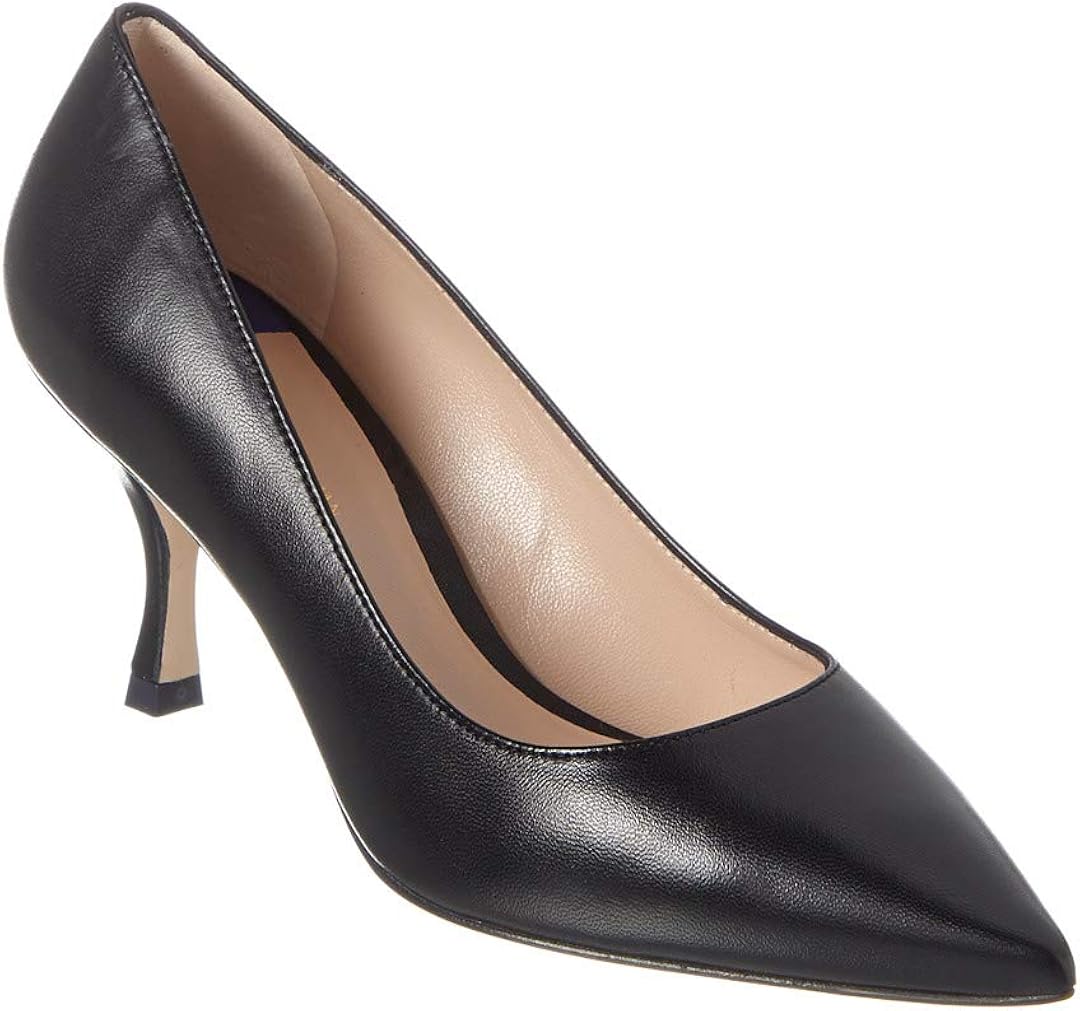 Stuart weitzman black patent leather pumps Clearance