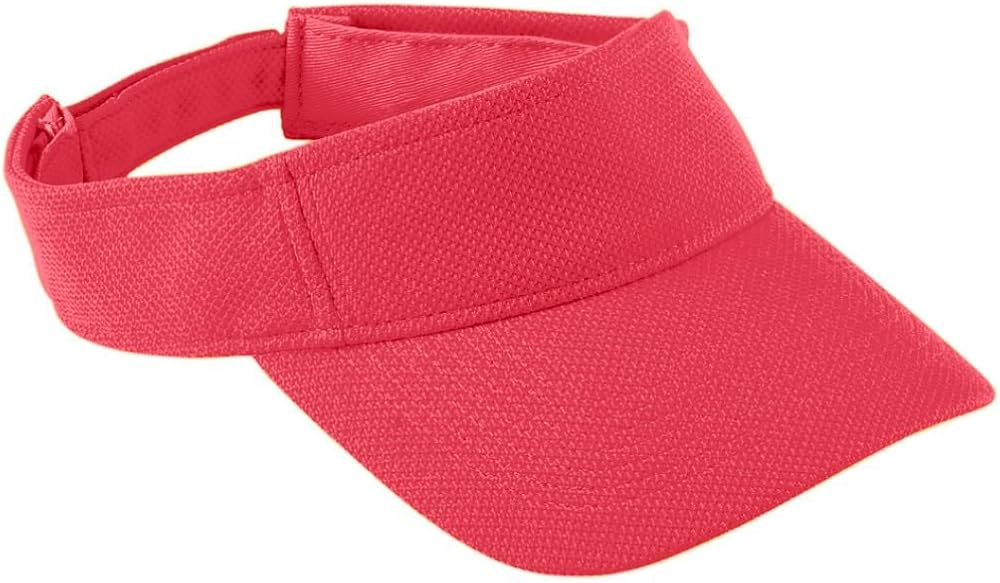 Augusta Sportswear Kids Adjustable Wicking MESH Edge Visor OS Purple/White: Clothing