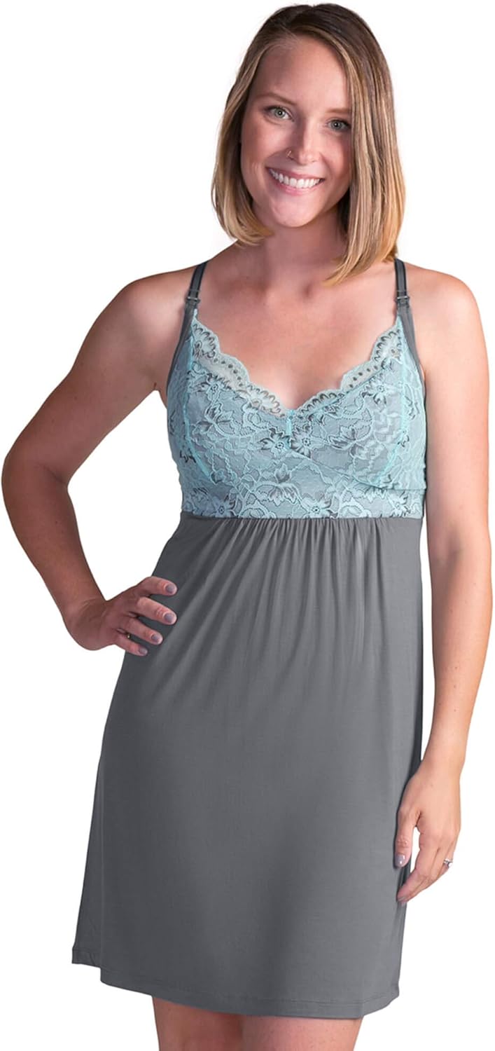 Kindred Bravely Lucille Nursing Nightgown Maternity Gown At Amazon Women S Clothing Store