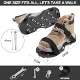 URAQT Lawn Aerator Shoes 26 Nails 47mm Studded Sole One Size Fit All view 2