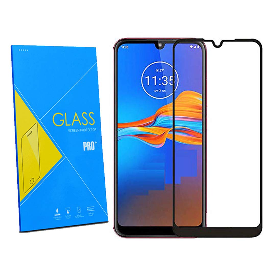 GAPlus Moto E6 / Moto E6 Plus 6.1" Screen Protector, Tempered Glass Film [Full-Coverage][Case Friendly] Screen Protector for Motorola Moto E6/ E6 Plus 6.1