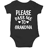CBTwear Please Pass Me To Grandma Baby Bodysuit Funny Infant Outfit Cute Newborn Clothes Unisex Romper