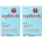 RepHresh Pro-B Vaginal Probiotic Supplement, 30 Capsules, Pack of 2
