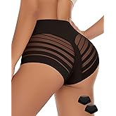 WOWENY Tummy Control Panties for Women Seamless Briefs Comfy Mesh Body Shaper Shapewear Sexy Underwear