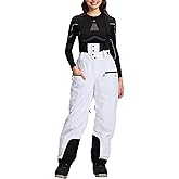 Pioneer Camp Women's Baggy Snow Bibs Ski Pants Snowboard Waterproof Loose Insulatedl with Suspenders Warm Winter