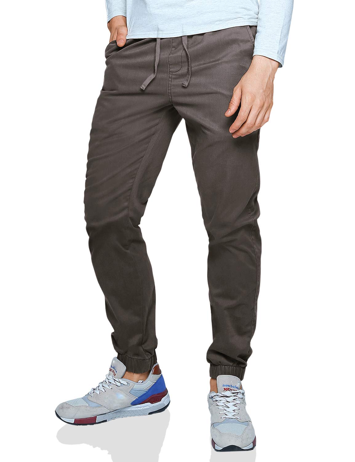 Match Men's Loose Fit Chino Washed Jogger Pant