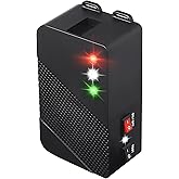 Glaobule Ultrasonic Rodent Repellent Battery Operated Ultrasonic Mouse Repeller Under Hood Pest Repeller Rat Mice Deterrent with Strobe Lights for Car Engine Indoor Use 1Pack