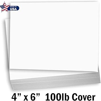 cards & card stock office products 0.014 100 super thick index cards / 4x6 / 14pt 100lb / blank un ruled / 97 white/note cards post cards flash cards/extra heavy weight duty acid free 4 x 6 card cards & card stock