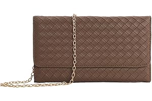 U+U Crossbody Bags for Women, Small Bag with Removable Chain, Card Slots & Phone Pocket - Lightweight Purse Wallet (8 Colors)