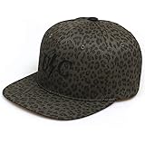 UNDERCONTROL Flat Brim Strapback Adjustable Trucker Cap Snapback for Unisex Hat Udc Leopard Thunder