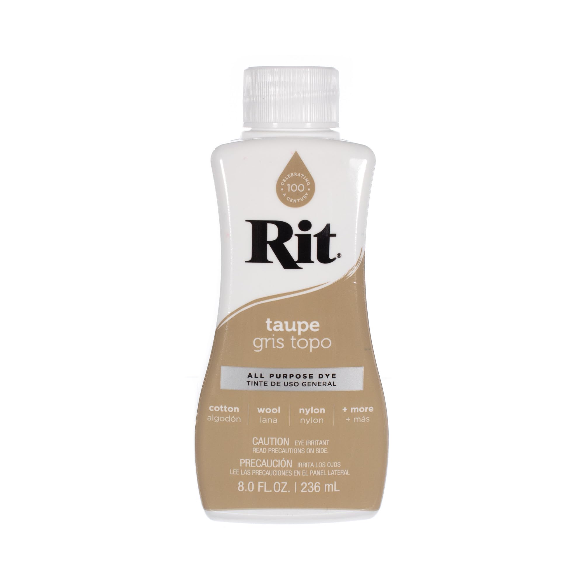 Rit Dye Liquid – Wide Selection of Colors – 8 Oz. (Taupe)