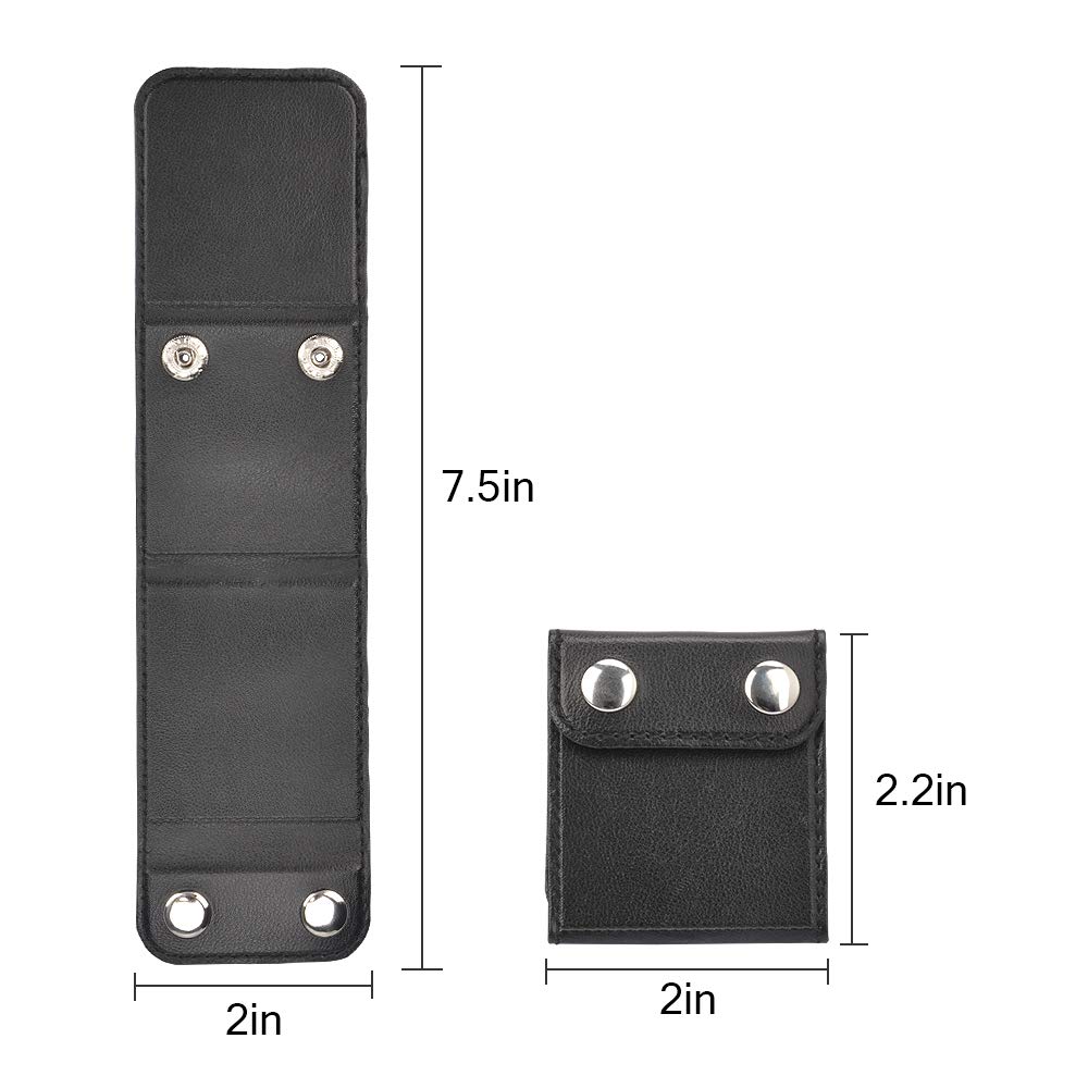 Sunstudious Seatbelt Adjuster, Seat Belt Adjuster for Adults Kids PU Leather Auto Shoulder Neck Protector Strap Positioner Locking Clip Safety Covers