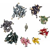 Cloudpower 50 Pieces Plastic Sitting People Figurines 1:32 Scale Models People Set Plastic People Colorful Seated Train Park Street Passengers Sitting Pose