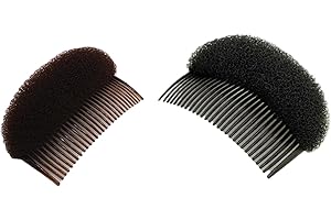 2PCS Bump It Up Volume Inserts Beehive Hair Styler, 29 Teeth Insert Tool Hair Comb Bouffant Padding Bun Maker, Multifunctiona