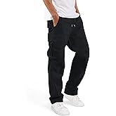 Tallemon Men's Casual Cargo Pants 30/32/34/36 Tall Inseam Hiking Pants Workout Joggers Loose Straight Sweatpants for Men
