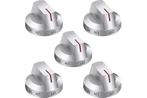 EIOLWJIEO NX60A6711SS NX60A6511SS Compatible with Samsung Stove Knob Replacement, DG94-04167A DG94-04167D Fits Samsung Gas Range Stove