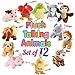 Animal House 12 Plush Talking Animal Sound Toys Baby Gift & Party Favors