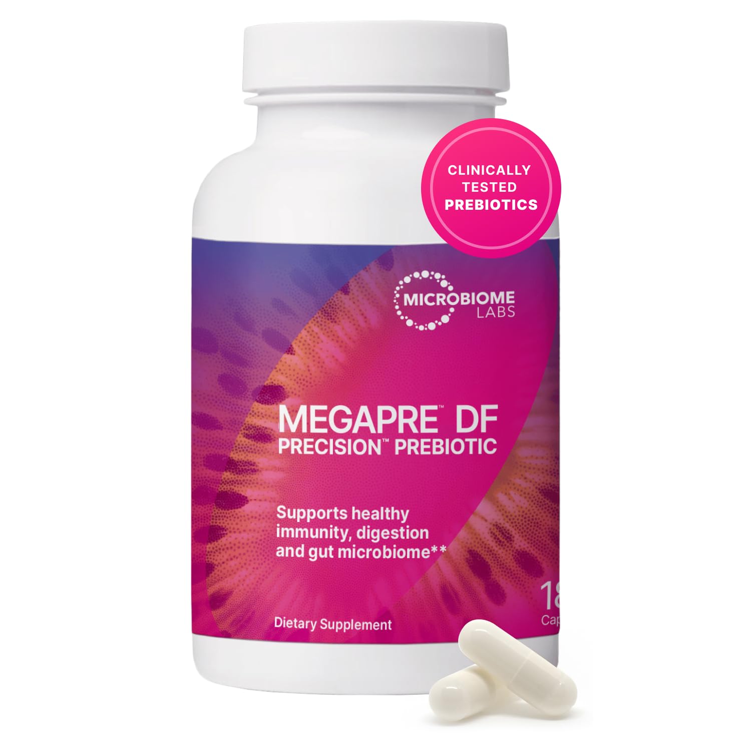 MegaPre Dairy-Free Capsules | Microbiome Labs