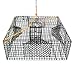 Promar Heavy Duty Shrimp Pot with 1-Inch Mesh and 4 Tunnels, 24x24x9-Inch