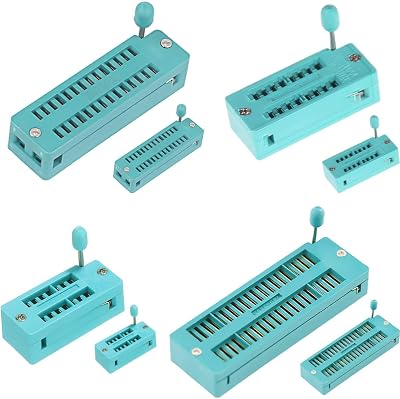 DAOKAI Universal IC Test ZIF Socket 14 16 28 40 Pin 2.54mm Pitch
